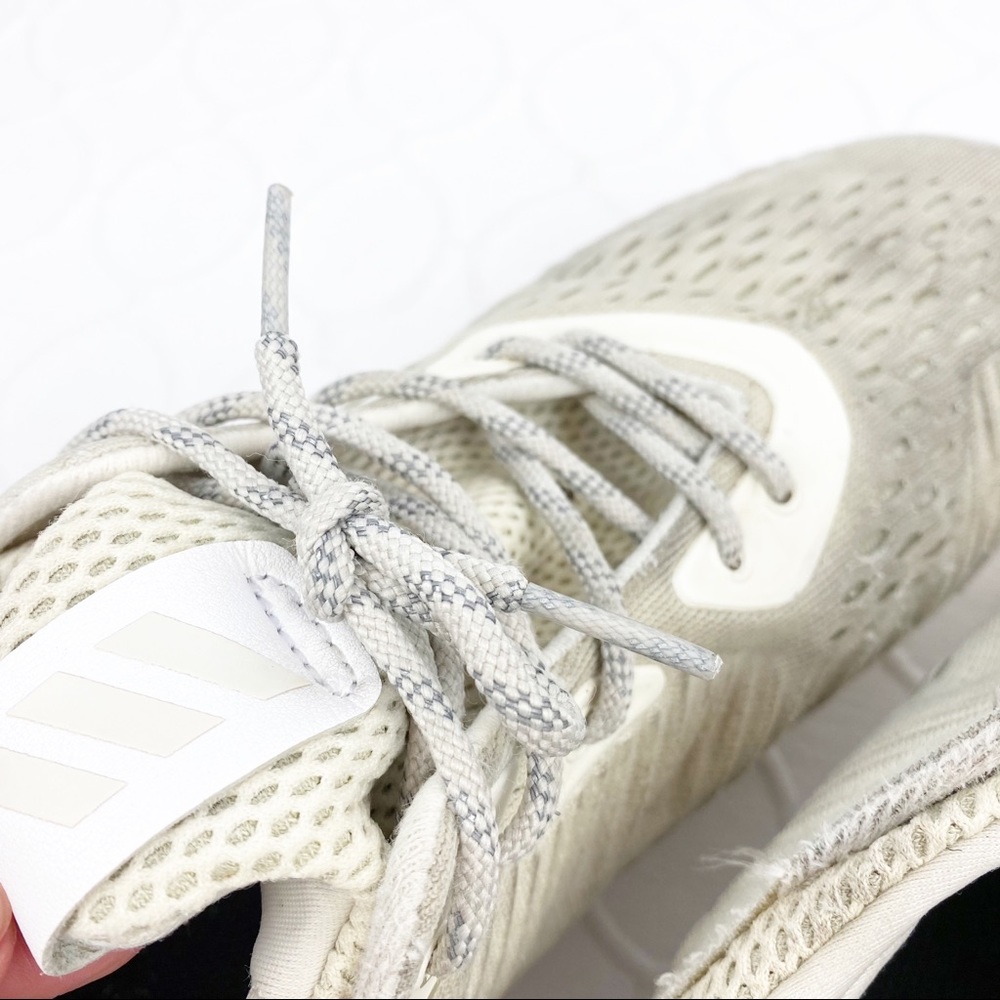 Adidas Running Shoes Size 8 Cream Ivory White - Picture 5 of 9
